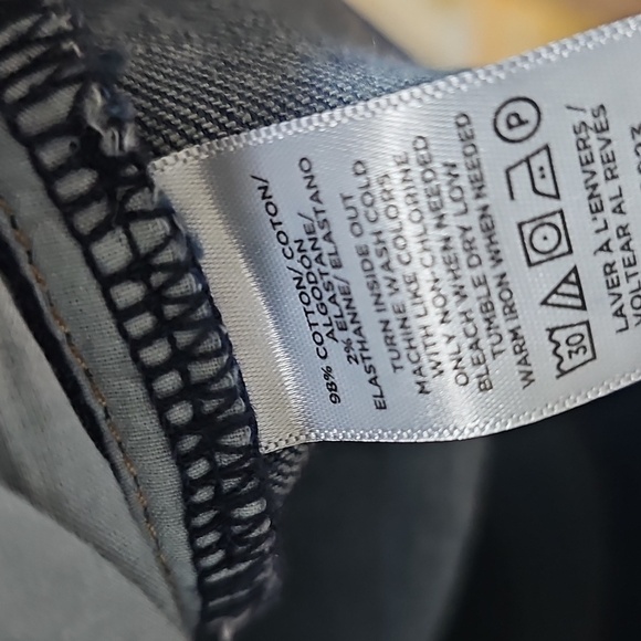 Loft Dark Blue High Waist Jeans Size 6 - Picture 5 of 6